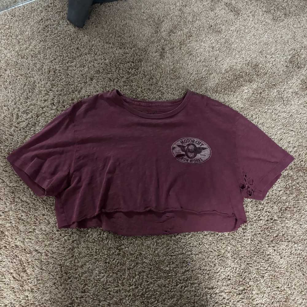 Lucky Brand cropped tshirt